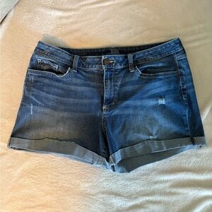Old Navy Dark Blue Jean Shorts